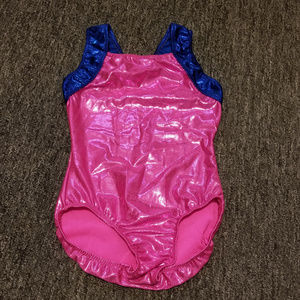 Leotard Go for the Gold | Adult XS | Pink & Blue